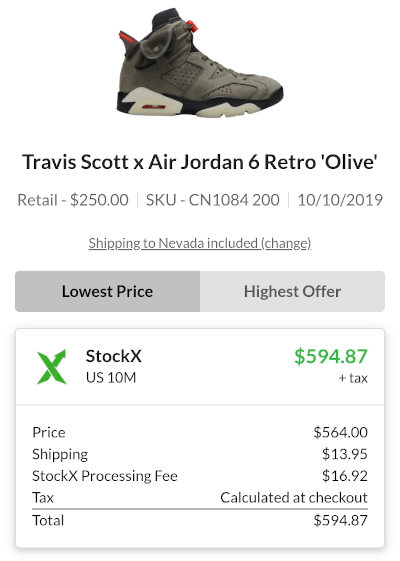 StockX Adds Processing Fees for Buyers